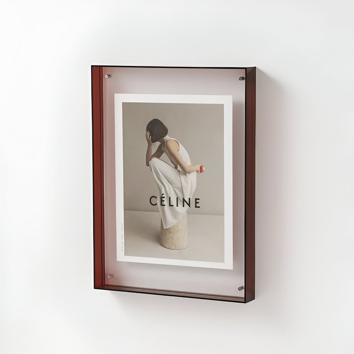 LucentFrame | Minimalist Clear Acrylic Photo Frame Display Stand
