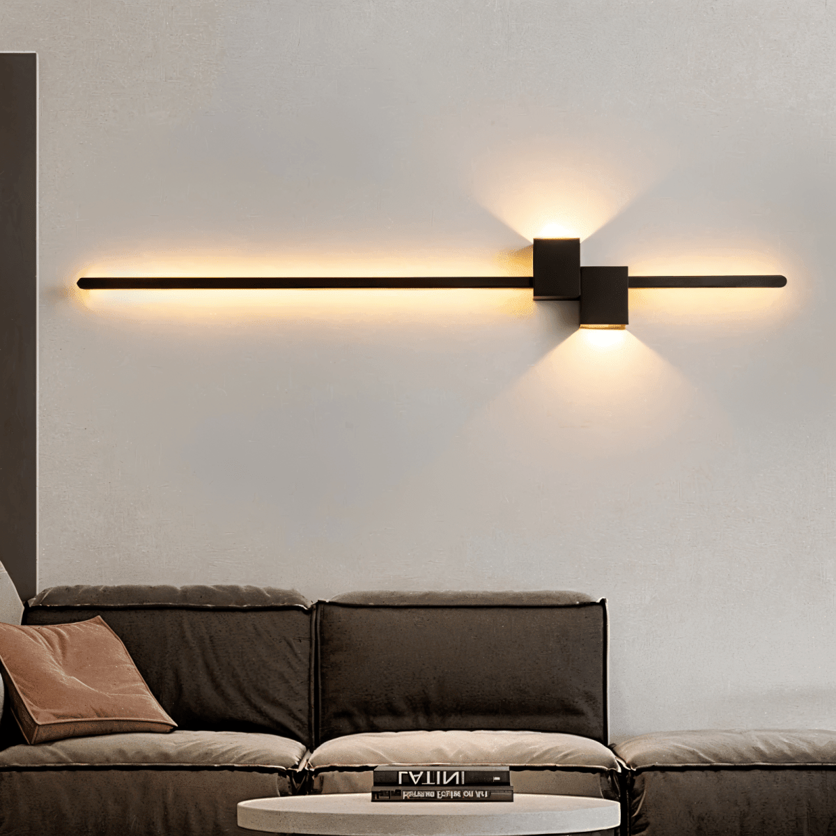 LineaGlow | Minimalist Integrated LED Metal Wall Light with Indirect Lighting