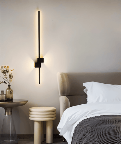 LineaGlow | Minimalist Integrated LED Metal Wall Light with Indirect Lighting