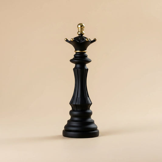 Artisan Chess Piece Sculpture | Elegant Resin Decor for Unique Home Styling 8