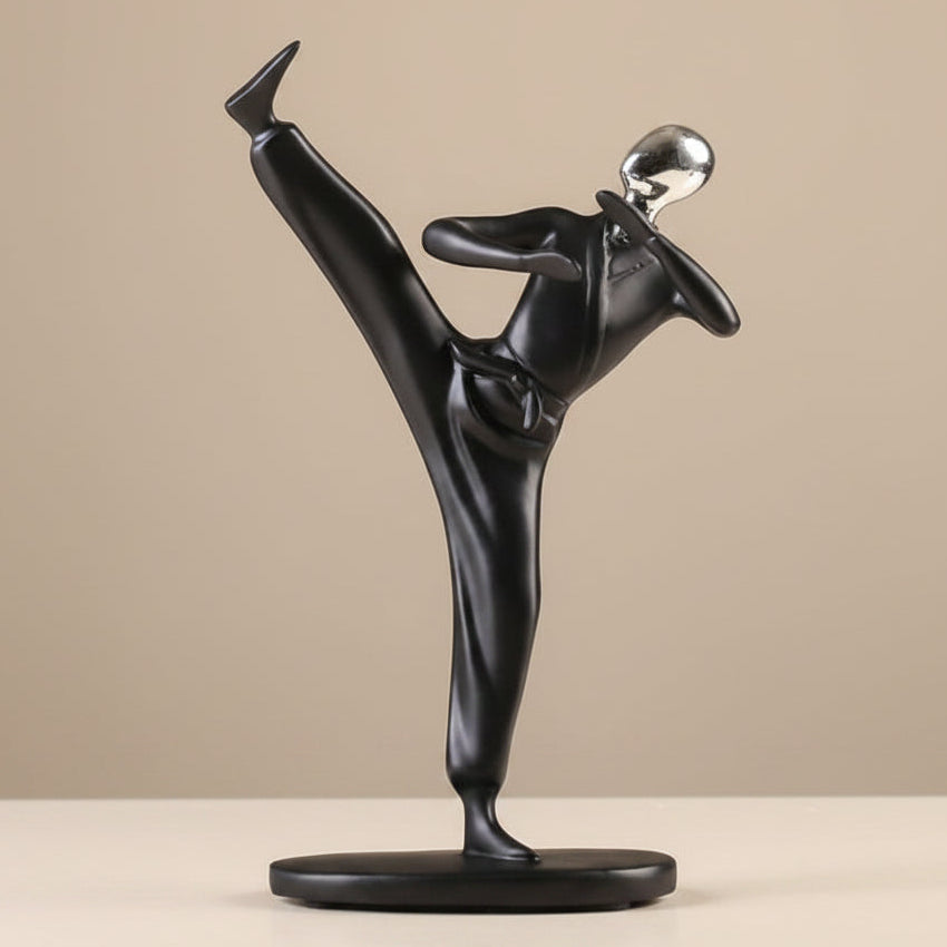 Artistic Sports Sculpture Collection | Handcrafted Resin Figurines for Elegant Home Decor 0