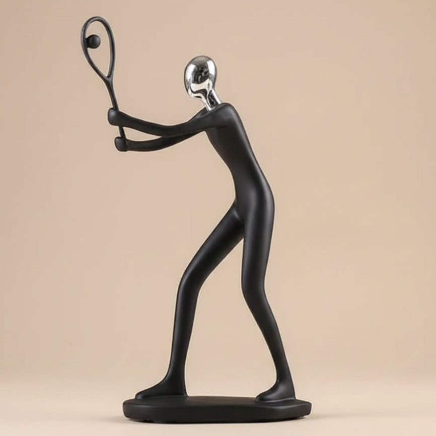 Artistic Sports Sculpture Collection | Handcrafted Resin Figurines for Elegant Home Decor 1