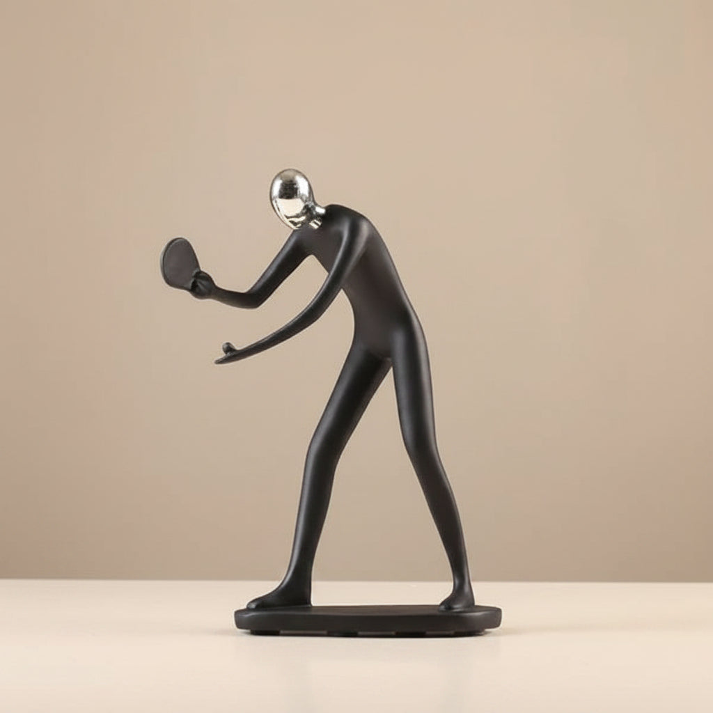Artistic Sports Sculpture Collection | Handcrafted Resin Figurines for Elegant Home Decor 6