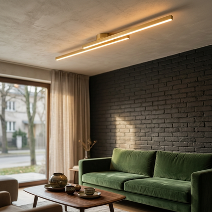ElaraLight | Nowoczesna minimalistyczna aluminiowa liniowa oprawa sufitowa LED