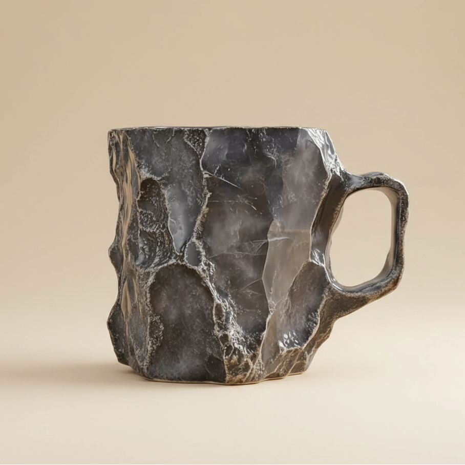 Elegant Crystal Coffee Mug with Unique Design | Durable Quartz for Enjoyable Mornings 2