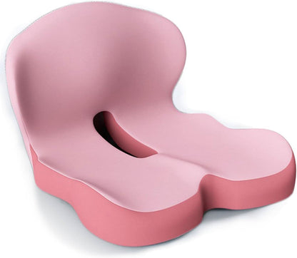 ErgoNest | High-Density Memory Foam Lumbar Support Cushion for Chair & Car