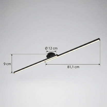 ElaraLight | Nowoczesna minimalistyczna aluminiowa liniowa oprawa sufitowa LED