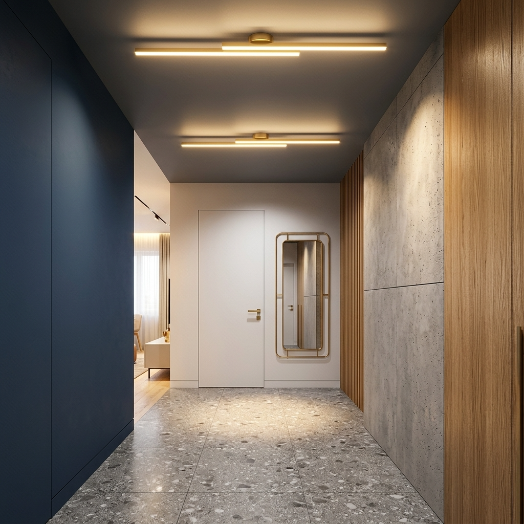 ElaraLight | Nowoczesna minimalistyczna aluminiowa liniowa oprawa sufitowa LED