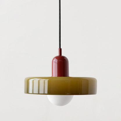 Geometrica | Artistic Handcrafted Glass Bauhaus Pendant Light 0