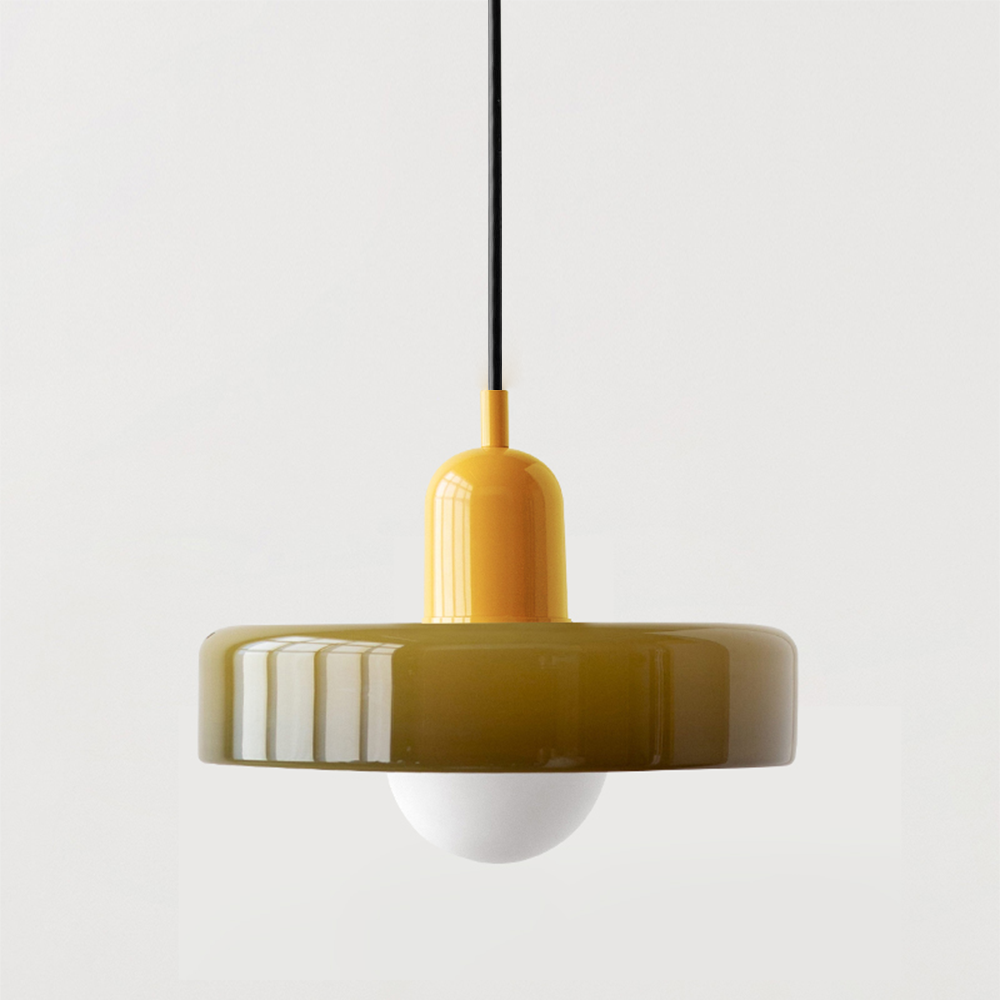 Geometrica | Artistic Handcrafted Glass Bauhaus Pendant Light 12