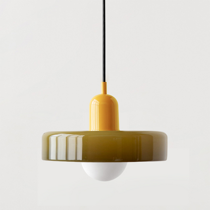 Geometrica | Artistic Handcrafted Glass Bauhaus Pendant Light 12