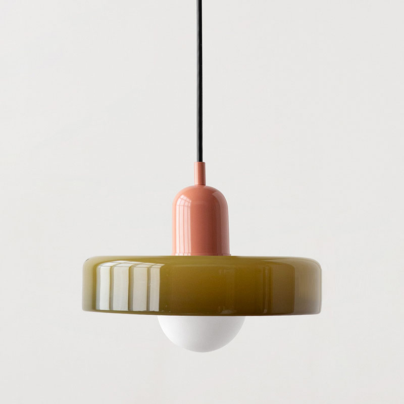 Geometrica | Artistic Handcrafted Glass Bauhaus Pendant Light 8