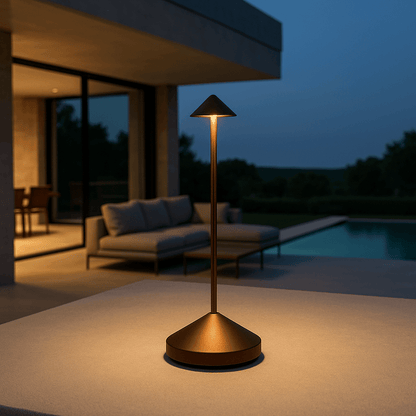 LumaVale | Modern Rechargeable Wireless LED Table Lamp for Indoor & Outdoor Use