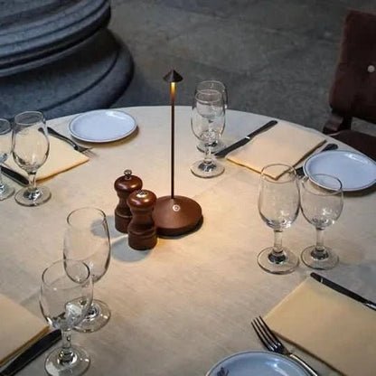 LumaVale | Modern Rechargeable Wireless LED Table Lamp for Indoor & Outdoor Use