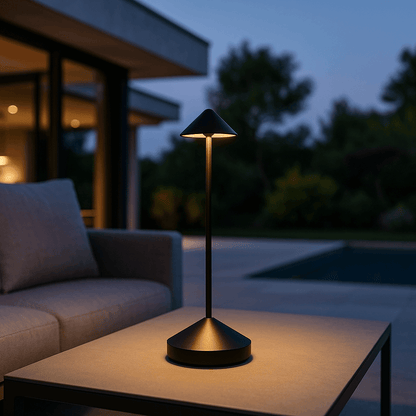 LumaVale | Modern Rechargeable Wireless LED Table Lamp for Indoor & Outdoor Use