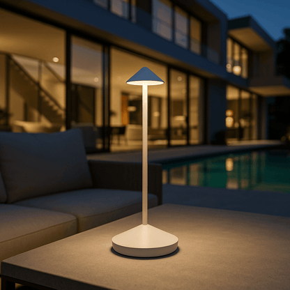 LumaVale | Modern Rechargeable Wireless LED Table Lamp for Indoor & Outdoor Use