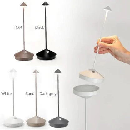 LumaVale | Modern Rechargeable Wireless LED Table Lamp for Indoor & Outdoor Use