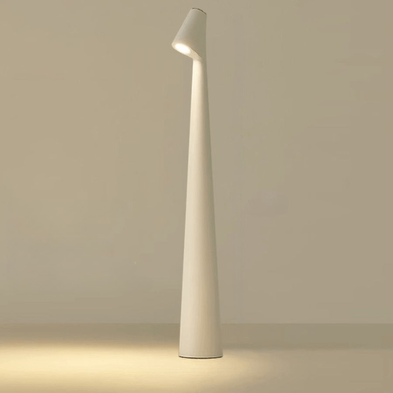 LumaArc | Rechargeable Dimmable Metal LED Table Lamp with USB-C Charging