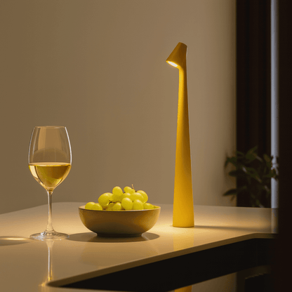 LumaArc | Rechargeable Dimmable Metal LED Table Lamp with USB-C Charging