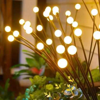 SolarGlow | Warm Solar LED Garden Lights for Outdoor Decorative Lighting