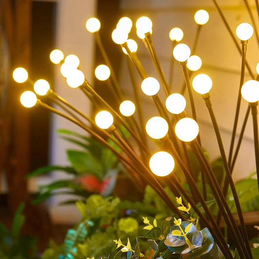 SolarGlow | Warm Solar LED Garden Lights for Outdoor Decorative Lighting