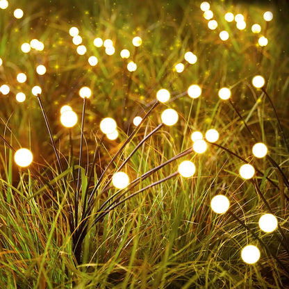 SolarGlow | Warm Solar LED Garden Lights for Outdoor Decorative Lighting