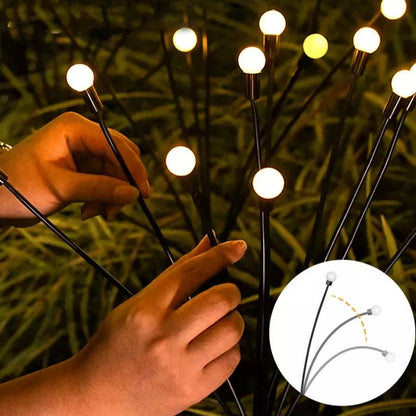 SolarGlow | Warm Solar LED Garden Lights for Outdoor Decorative Lighting