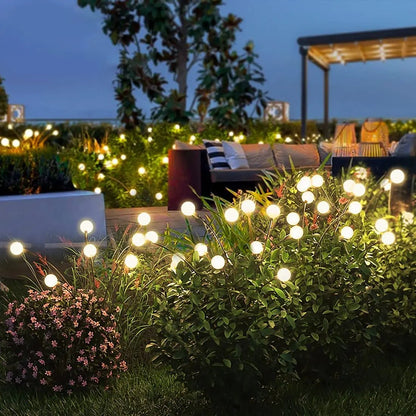 SolarGlow | Warm Solar LED Garden Lights for Outdoor Decorative Lighting