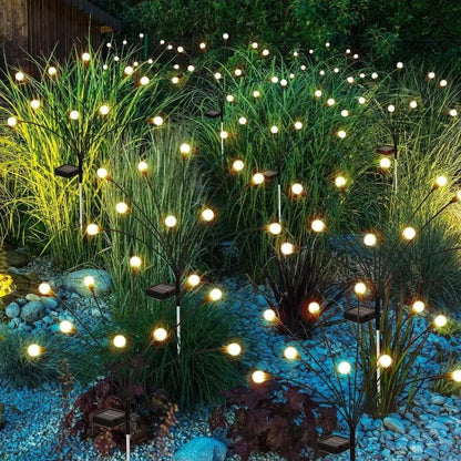 SolarGlow | Warm Solar LED Garden Lights for Outdoor Decorative Lighting