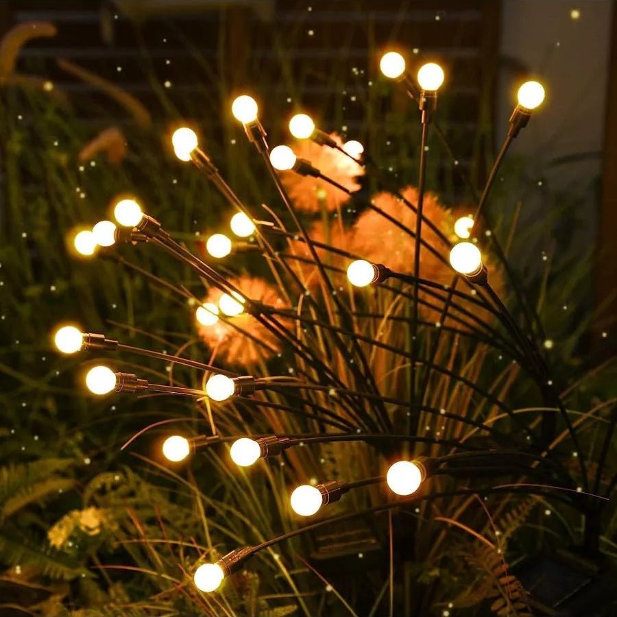 SolarGlow | Warm Solar LED Garden Lights for Outdoor Decorative Lighting
