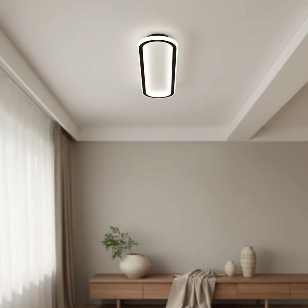 LumosAura | Sleek Modern Oblong LED Ceiling Light Fixture 0