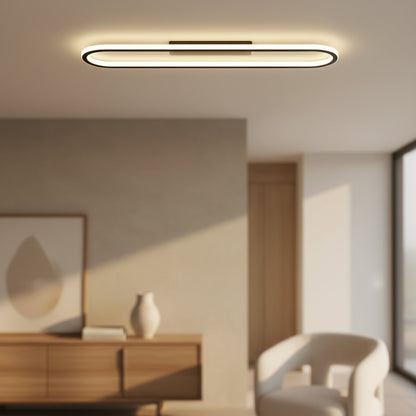 LumosAura | Sleek Modern Oblong LED Ceiling Light Fixture 1