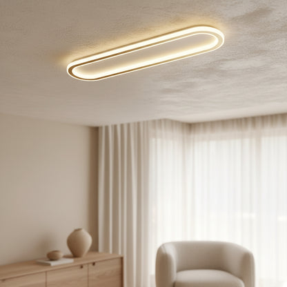 LumosAura | Sleek Modern Oblong LED Ceiling Light Fixture 10
