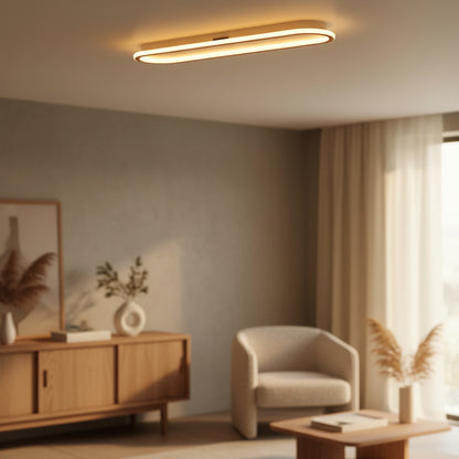 LumosAura | Sleek Modern Oblong LED Ceiling Light Fixture 11