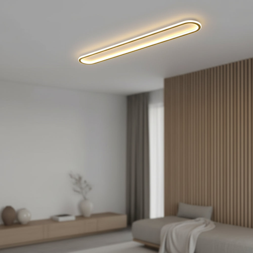 LumosAura | Sleek Modern Oblong LED Ceiling Light Fixture 2