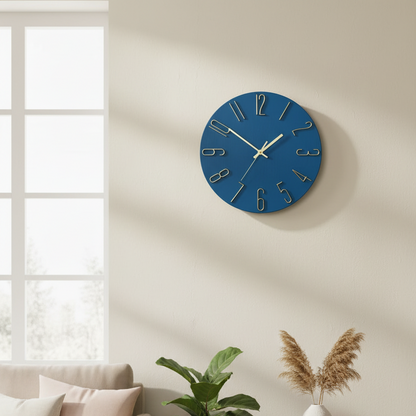Minimalist Wall Clock | Quartz Design with Clear 30cm Dial | Stylish Timepiece for Modern Interiors 1