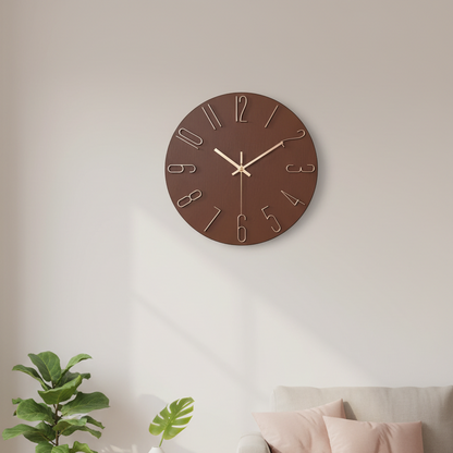 Minimalist Wall Clock | Quartz Design with Clear 30cm Dial | Stylish Timepiece for Modern Interiors 7