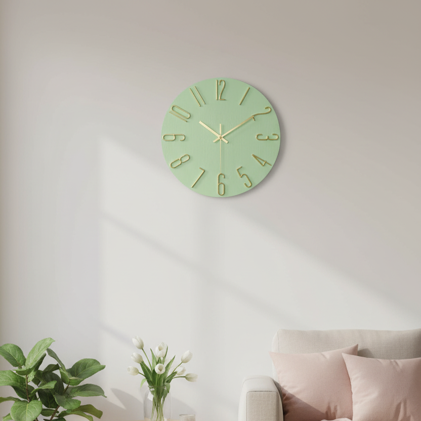 Minimalist Wall Clock | Quartz Design with Clear 30cm Dial | Stylish Timepiece for Modern Interiors 8