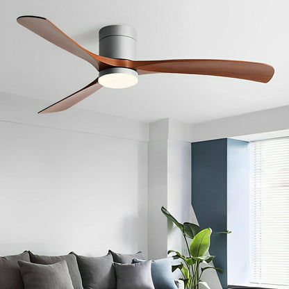 AeroLume | Modern Quiet 6-Speed LED Ceiling Fan with Reversible Airflow & Remote Control