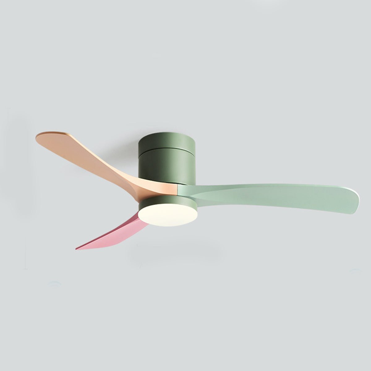 AeroLume | Modern Quiet 6-Speed LED Ceiling Fan with Reversible Airflow & Remote Control