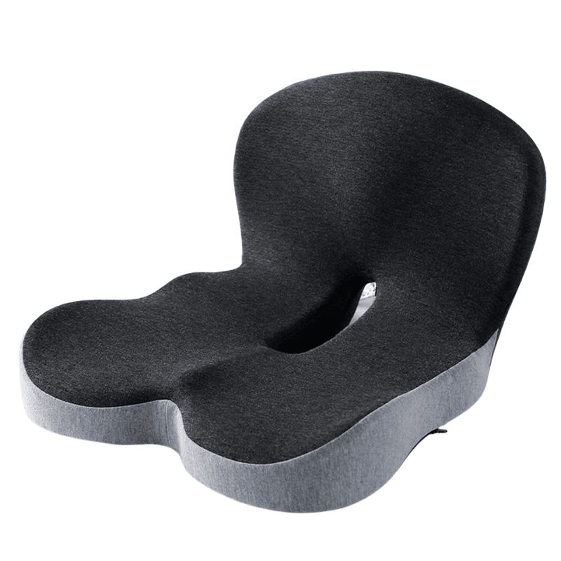 ErgoNest | High-Density Memory Foam Lumbar Support Cushion for Chair & Car
