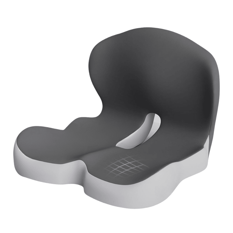 ErgoNest | High-Density Memory Foam Lumbar Support Cushion for Chair & Car