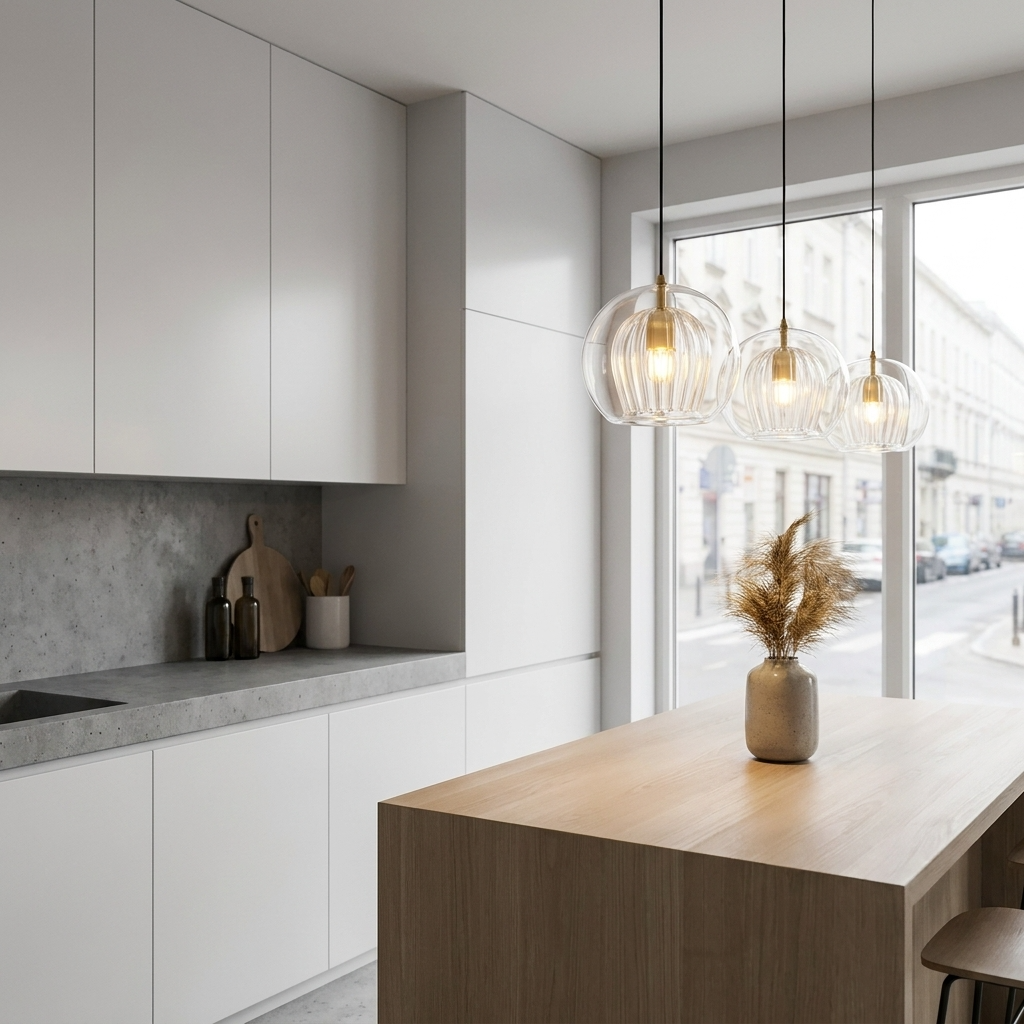 ElaraGlow | Stylish Elegant Glass Globe Pendant Light Fixture 1