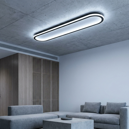 LumosAura | Sleek Modern Oblong LED Ceiling Light Fixture