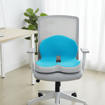 ErgoNest | High-Density Memory Foam Lumbar Support Cushion for Chair & Car