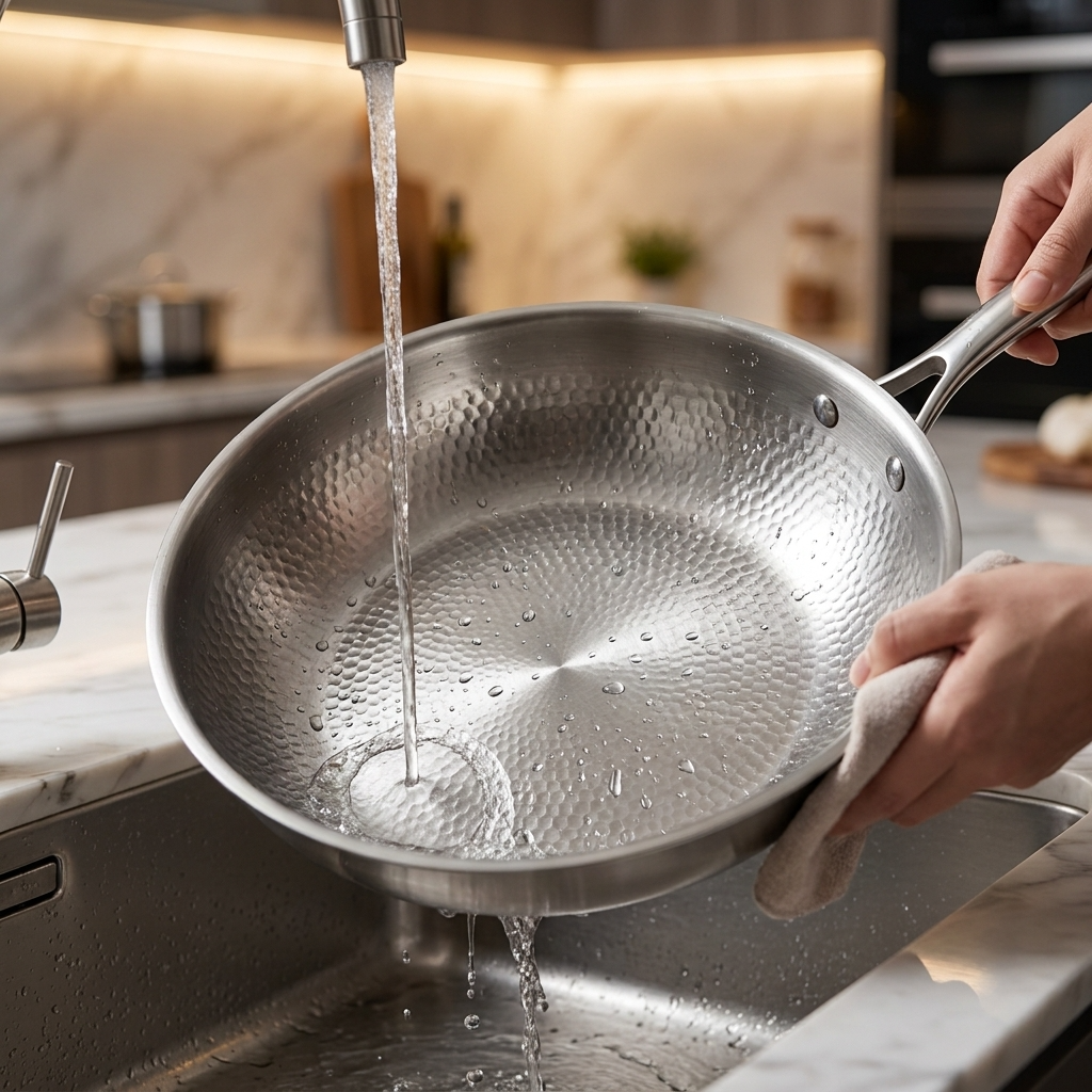 Titanium Cookware | Premium Frying Pan with Indestructible Design | Universal Compatibility for All Heat Sources