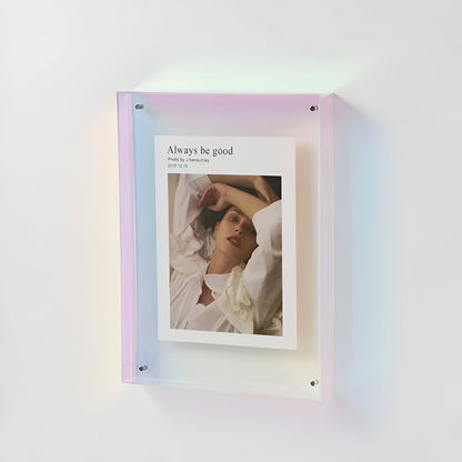 LucentFrame | Minimalist Clear Acrylic Photo Frame Display Stand