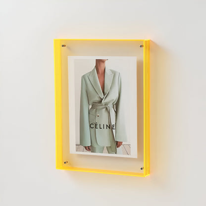 LucentFrame | Minimalist Clear Acrylic Photo Frame Display Stand