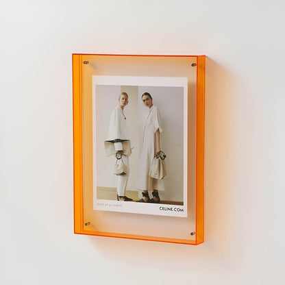 LucentFrame | Minimalist Clear Acrylic Photo Frame Display Stand