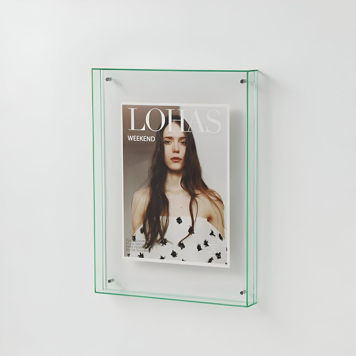 LucentFrame | Minimalist Clear Acrylic Photo Frame Display Stand